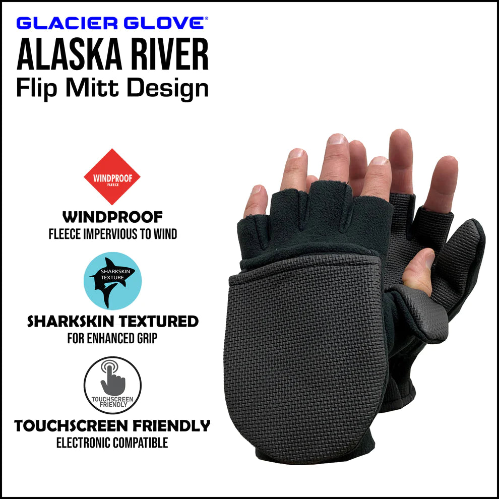 Glacier Glove Alaska River Series - Flip Mitt
