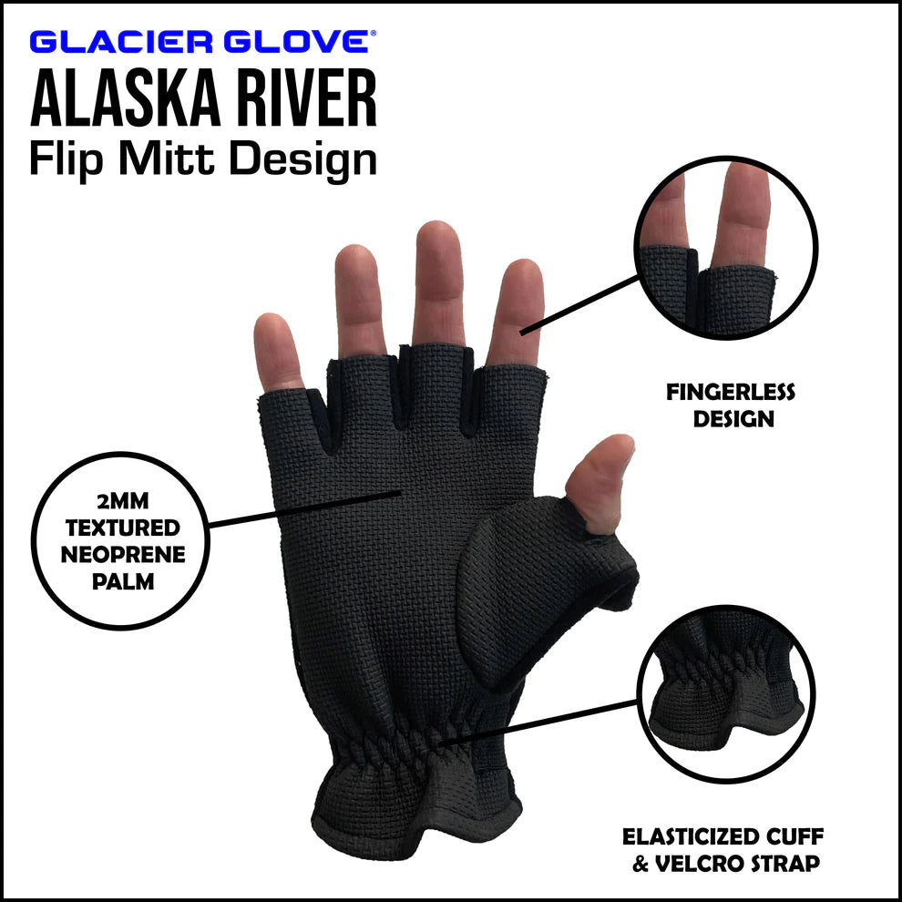 Glacier Glove Alaska River Series - Flip Mitt