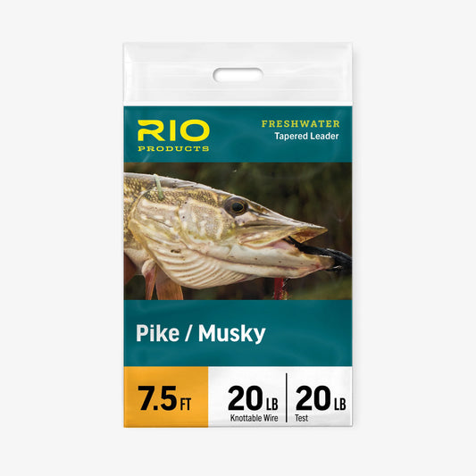 Rio Pike/Musky Leader W/ Twist Clip