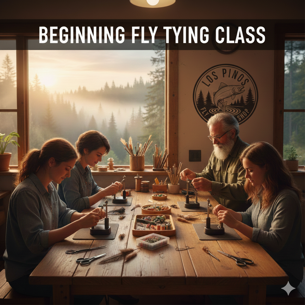 Beginner Fly Tying Class 03/17, 3/19, 3/24, 3/26