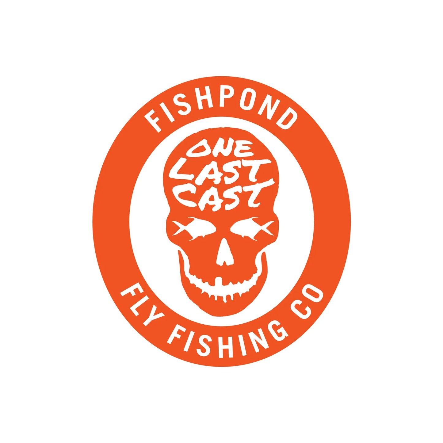 Thermal Die Cut Sticker- Last Call- 7" Orange