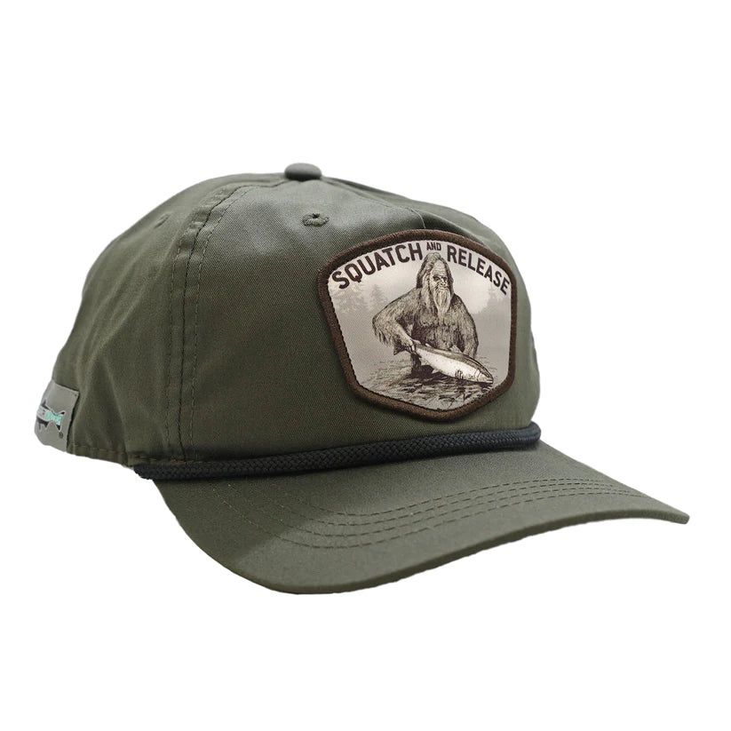 Squatch and Release Badge Unstructured Hat