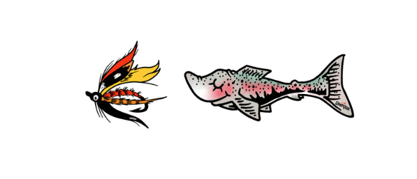 Umpqua Seuss Steelhead Sticker