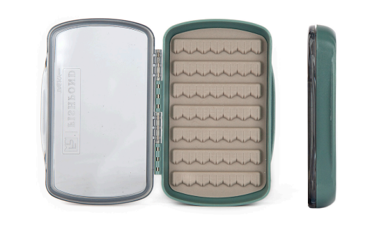 Tacky Pescador Fly Box - Small - LowPro- Clear - Smoke Grey