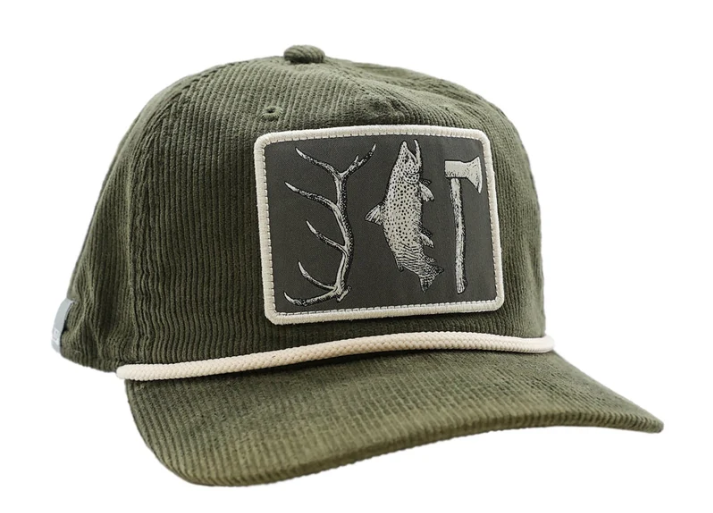 Hunt. Fish. Camp. Artist Corduroy Edition Hat