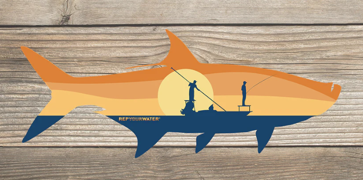 Tarpon Sunrise Sticker