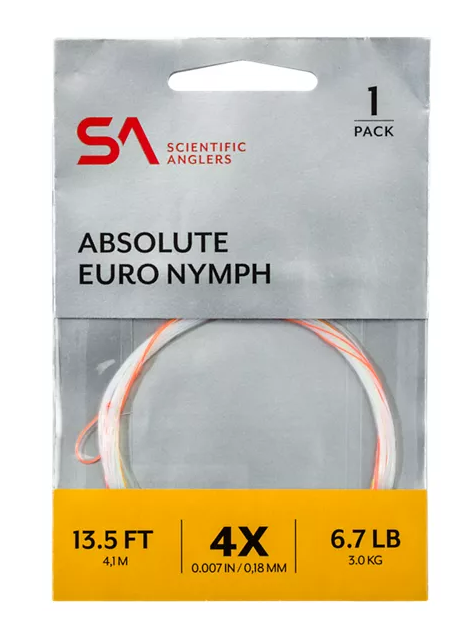 Scientific Anglers Absolute Euro Nymph Leader 13.5'