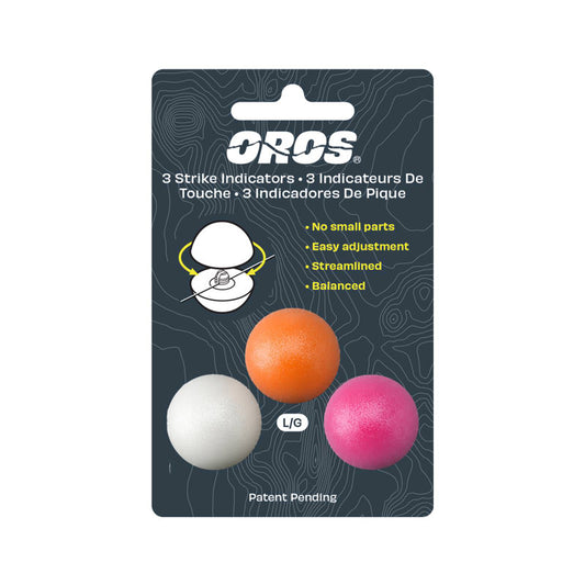 Oros 3-Pack Multi-Color Strike Indicator- Large