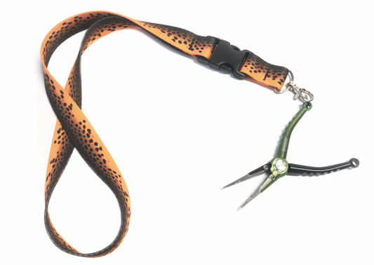 Rep Your Water Brown Snacks Lanyard