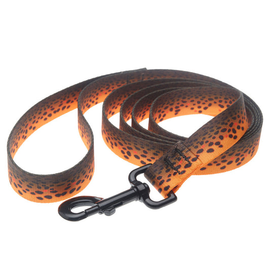 Rep Your Water Brown Trout Skin Dog Leash