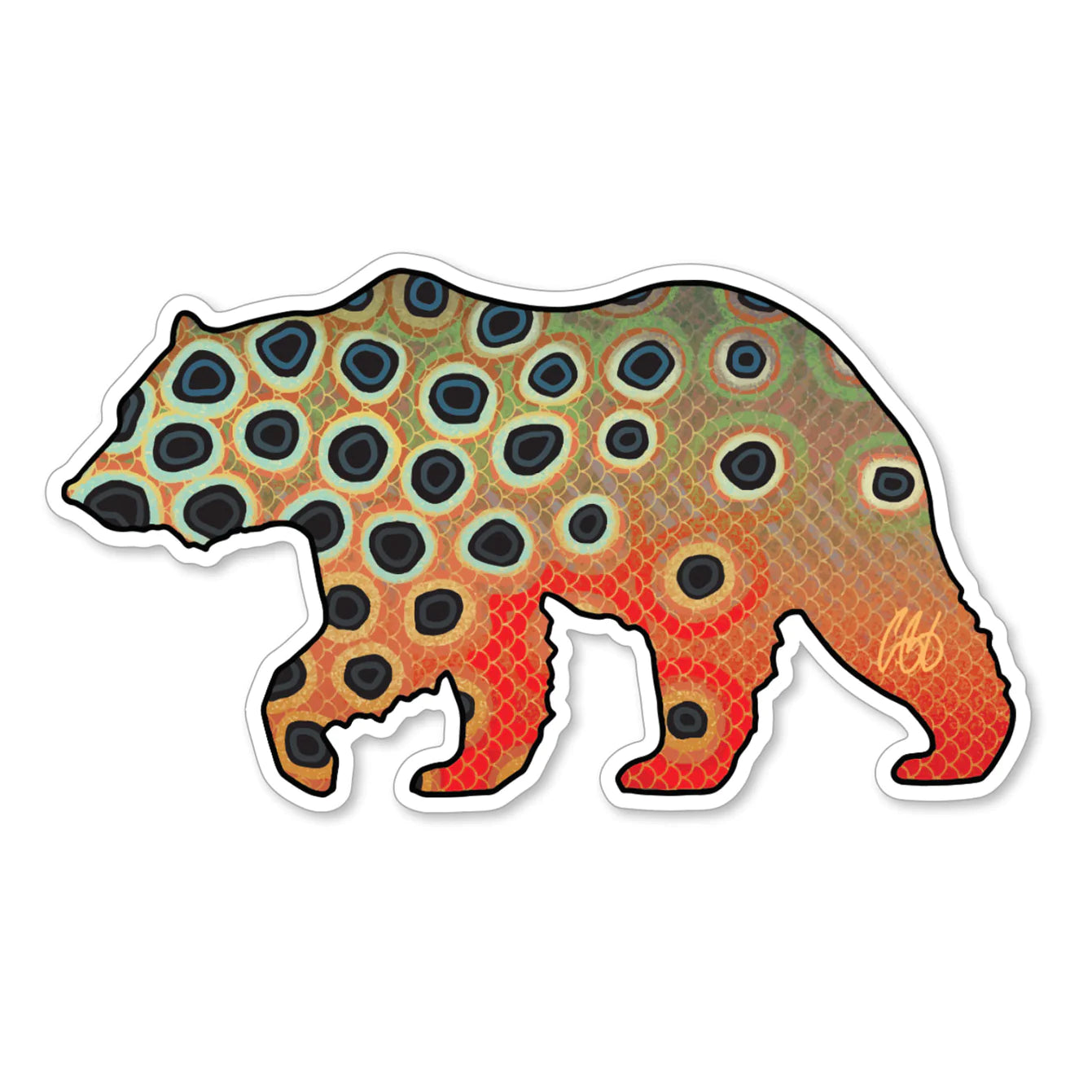 Bear Cutty Decal