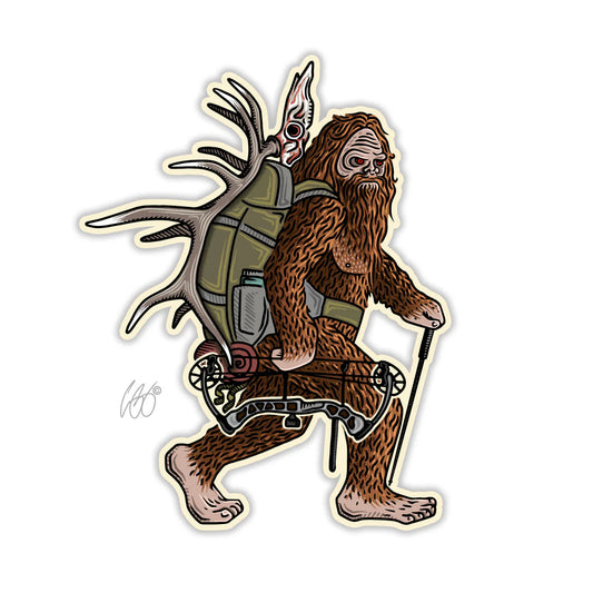 Bow Squatch Decal