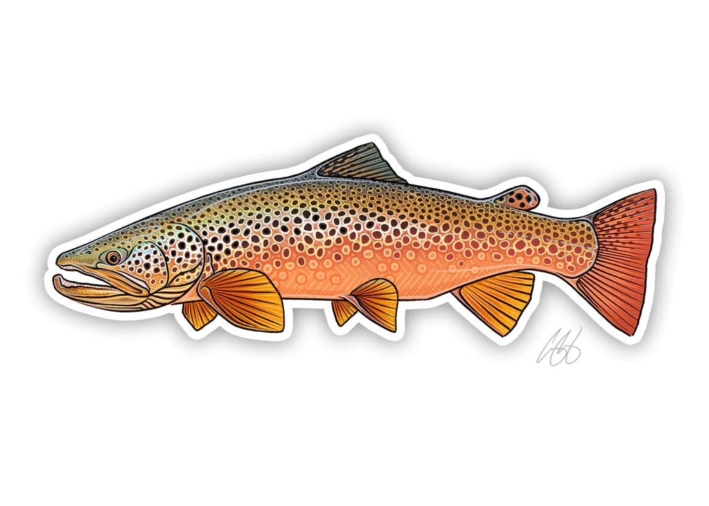 Autumn Brown Decal