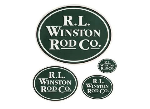 Winston 2.4"x3" Small Oval Sticker