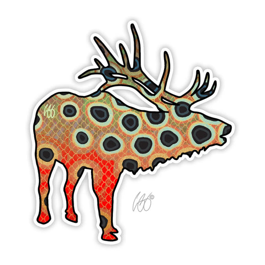 Elk Cutty Decal