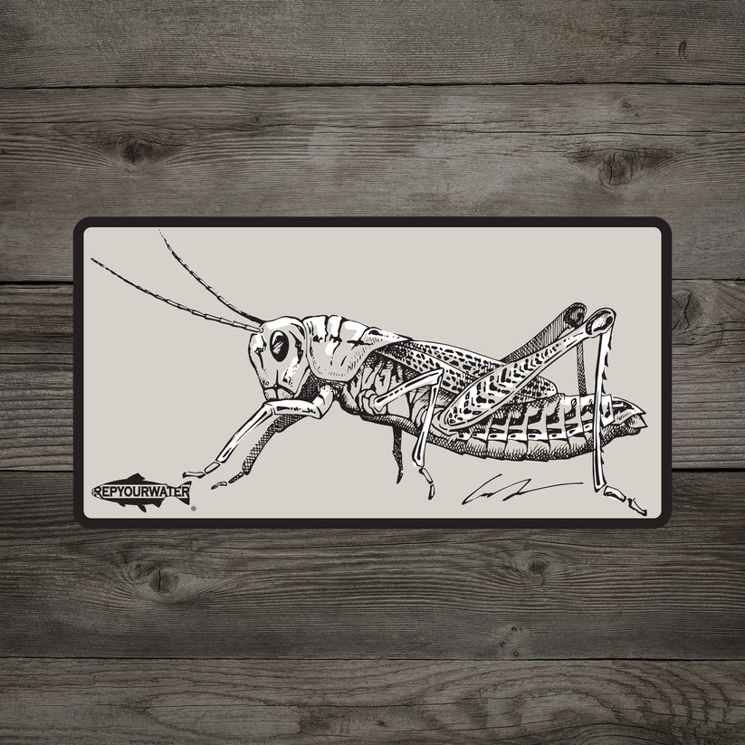 Hopper Sticker – Los Pinos Fly Shop