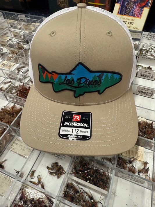 Los Pinos Hat - Split Khaki/White
