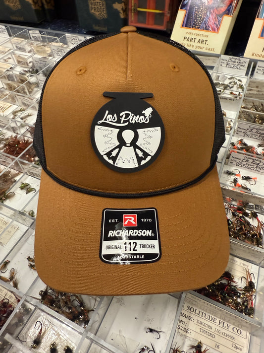Los Pinos Hat - Split Caramel/Black w/ Black Rope
