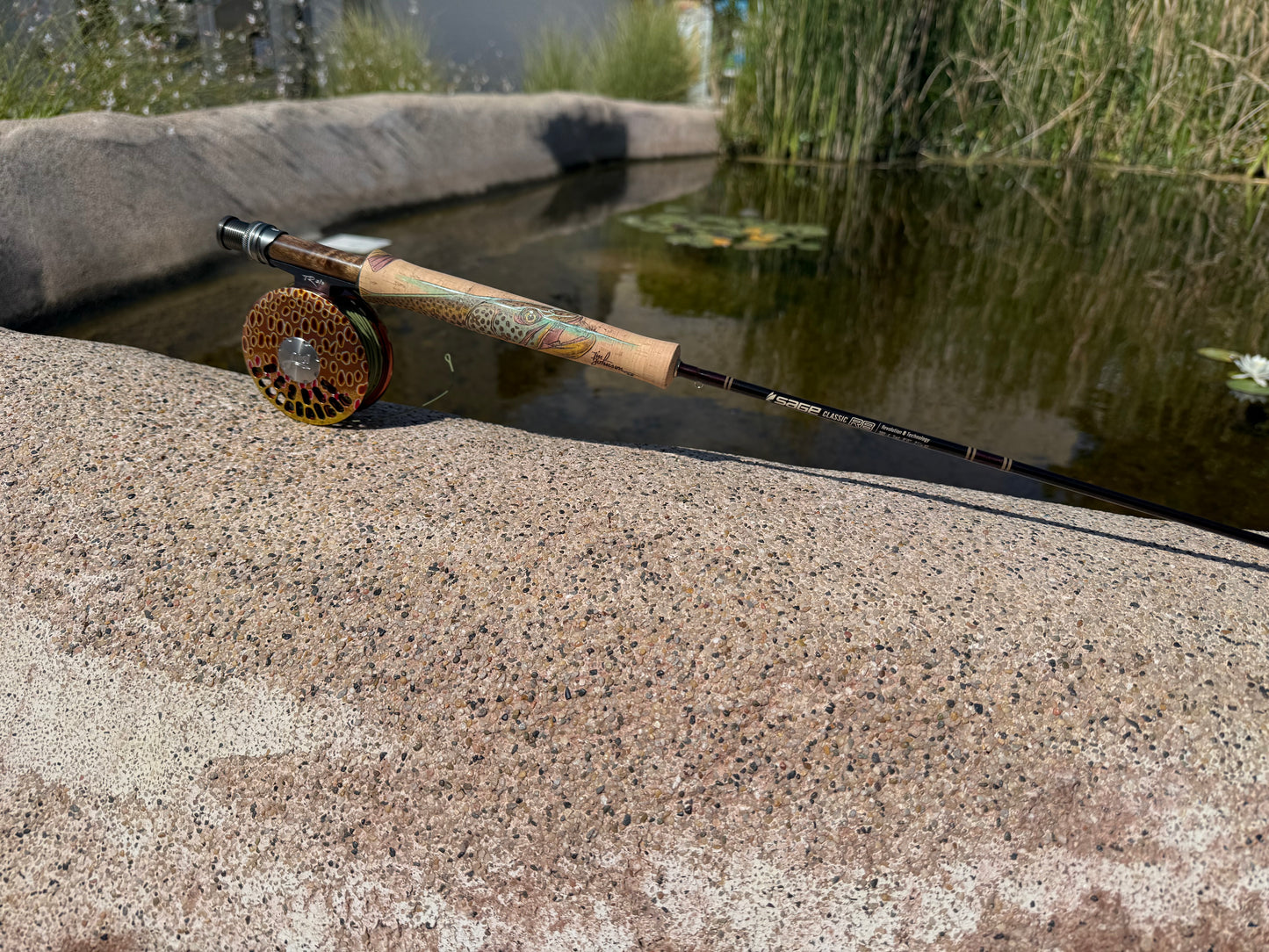 Sage Classic R8 W/ Full Color Brown Trout