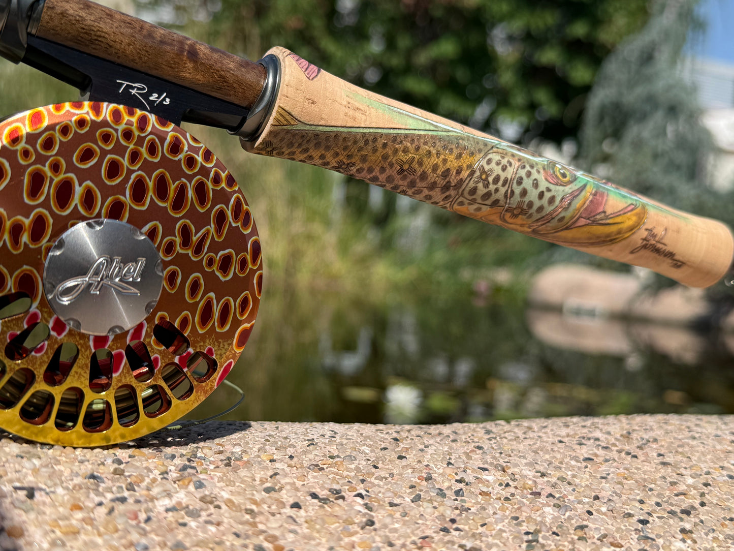 Sage Classic R8 W/ Full Color Brown Trout
