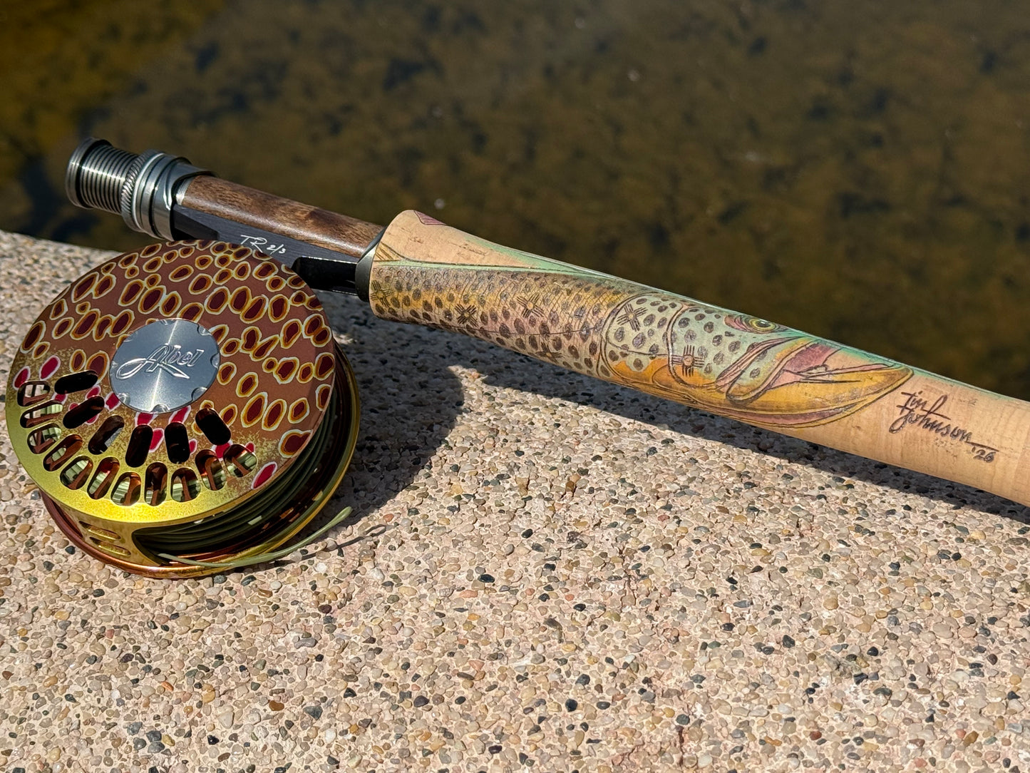 Sage Classic R8 W/ Full Color Brown Trout