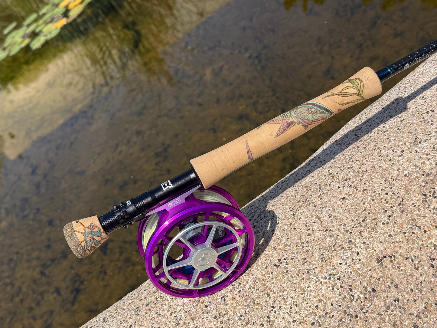 Hardy Marksman Z W/ Full Color Bonefish