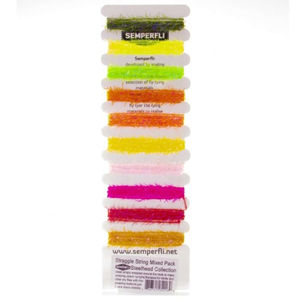 SemperFli Straggle String Mixed Pack- Steelhead Collection