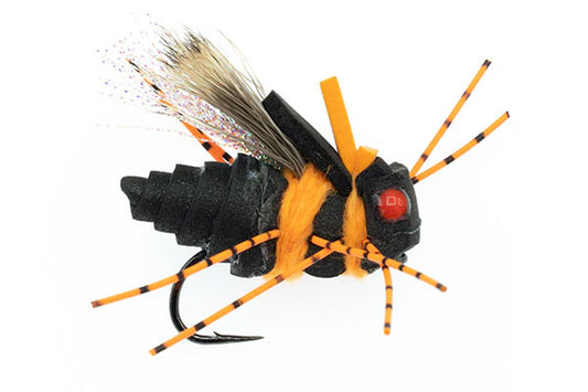 Umpqua Massicada Orange/Black Size 4