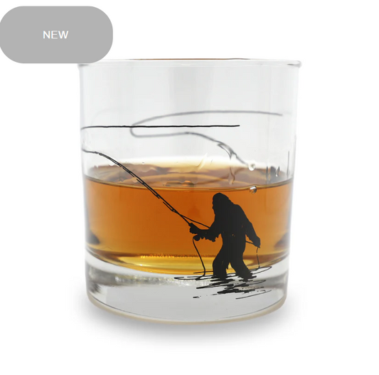 Tight Loops Squatch Old Fashioned Glass