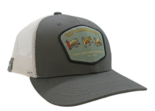 Retro Flies Badge Hat