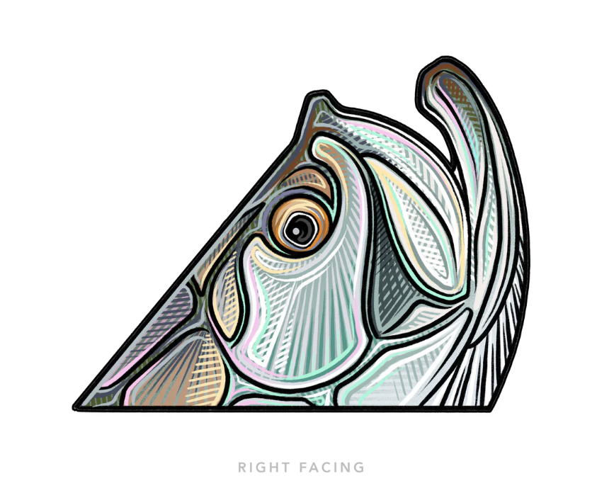Tarpon Roll Decal