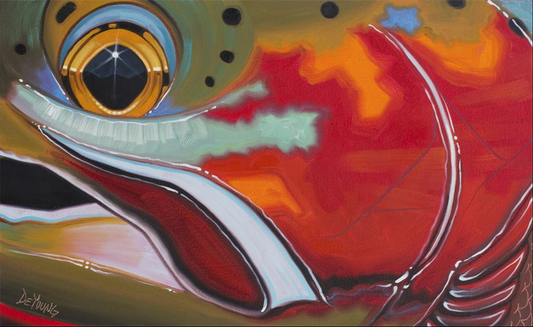 DeYoung Abstract Cutthroat – Horizon Eye Giclee Print