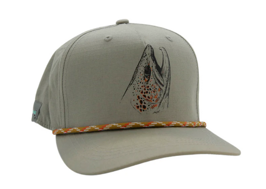 Rising Brown 5 Panel Hat