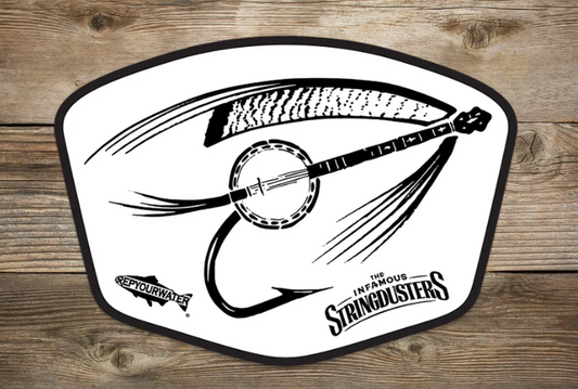 Infamous Stringdusters Banjo Fly Sticker