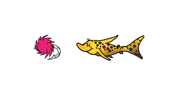 Umpqua Seuss Brown Egg Sticker
