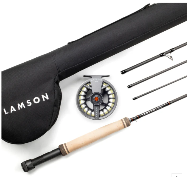 Lamson Liquid Outfit W/ Fly Line, Leader, and Backing