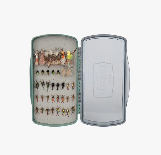 Tacky Pescador Fly Box - Medium - Clear - Dynamic Foam
