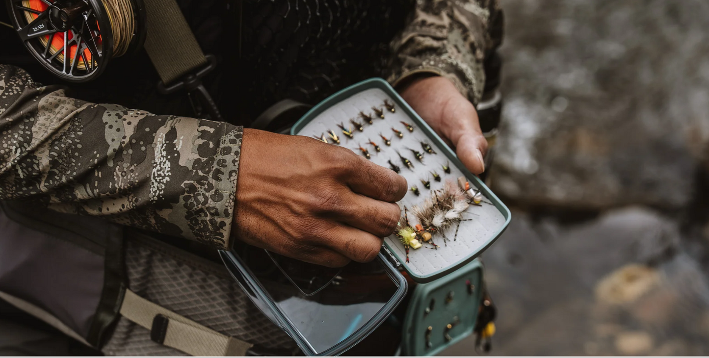 Tacky Pescador Fly Box - Medium - Clear - Dynamic Foam