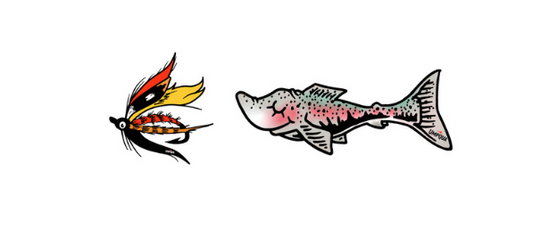 Umpqua Seuss Steelhead Sticker