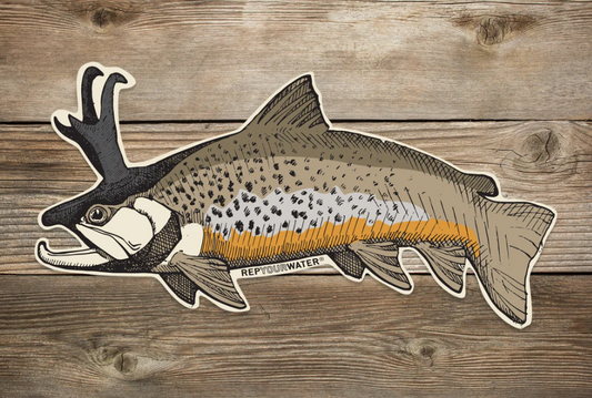 Troutalope Sticker