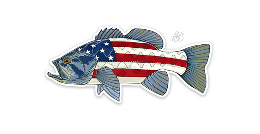 USA Bass Decal