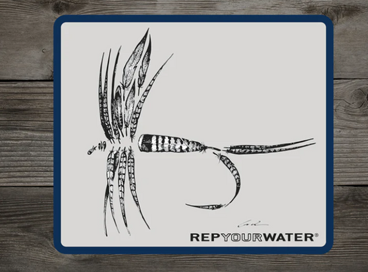 Feather Dry Fly Sticker