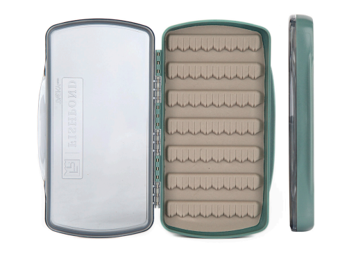 Tacky Pescador Fly Box - Medium - LowPro - Clear - Smoke Grey