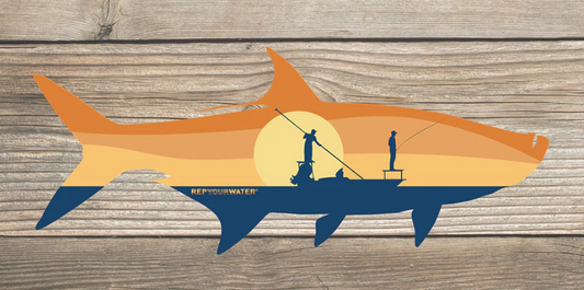 Tarpon Sunrise Sticker
