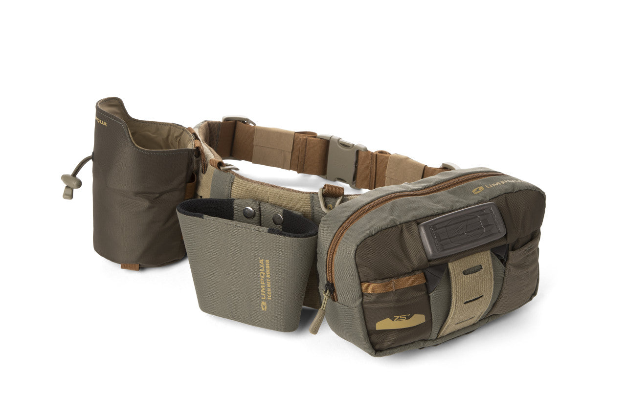 Umpqua ZS2 Olive Wader Belt Loaded