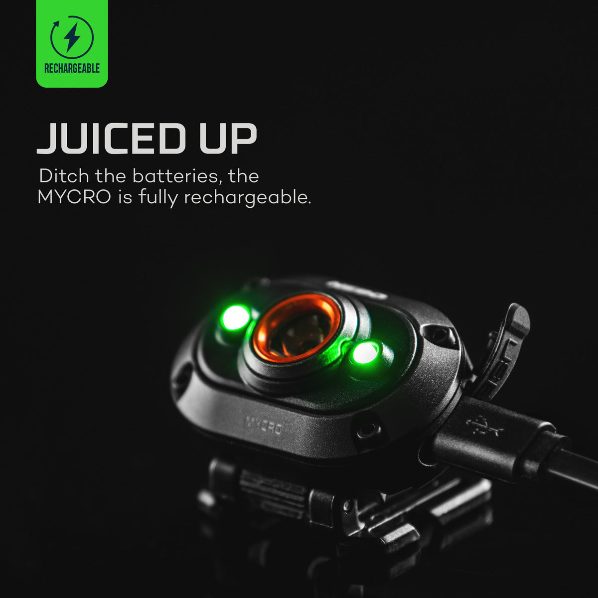 NEBO MYCRO 400 USB Rechargeable Headlamp/Cap Light