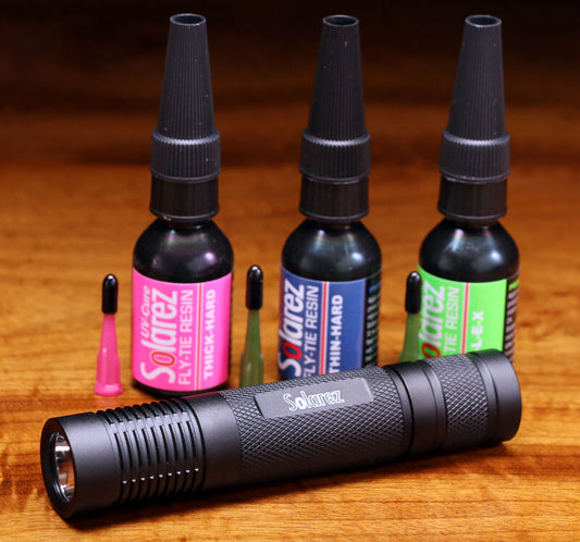Solarez PRO Roadie Kit 0.5 Oz Assortment with UVA Flashlight