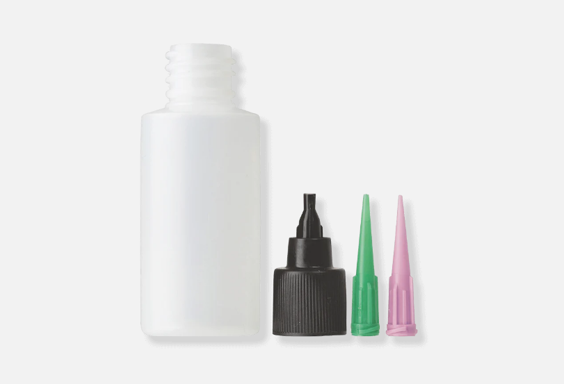 Loon Applicator Bottle, Cap, and Needles