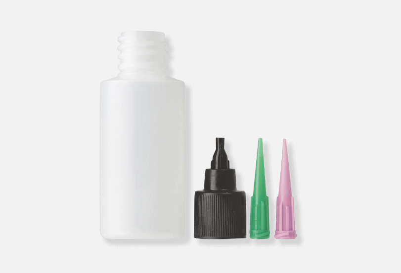 Loon Applicator Bottle, Cap, and Needles
