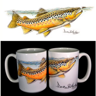 Anglers Image Brown Trout Mug
